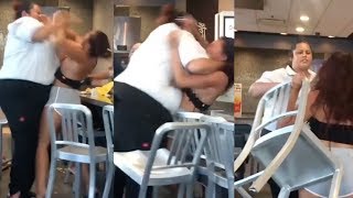 McDonald's employee, customer get into brutal fight over soda