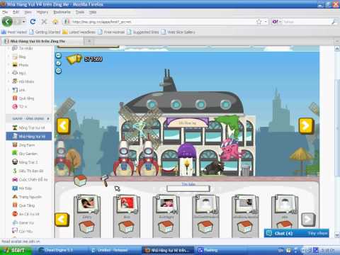 Hướng dẩn hack nhà hàng vui vẻ