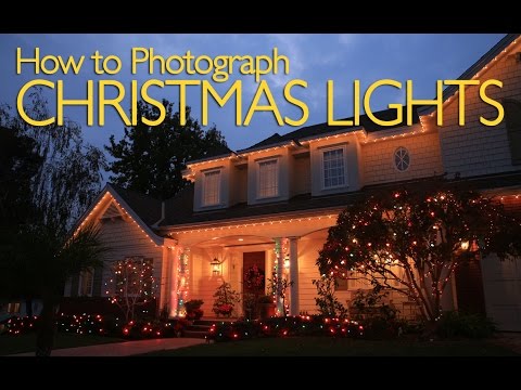 How to Photograph Christmas Lights - Photography Tutorial