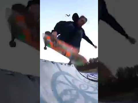 Skating the End of Bam Margera’s Driveway! #skateboarding #bammargera #vivalabam