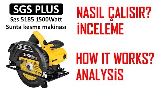 Sgs Plus 1500W Sunta Kesme Maki̇nasi
