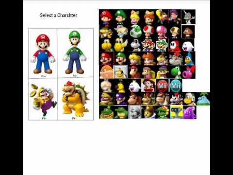 Mario Kart Wii U Roster.wmv - YouTube