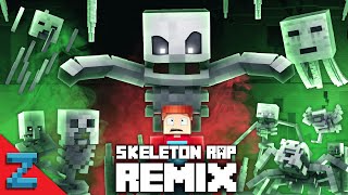 MINECRAFT SKELETON RAP REMIX | New Ending! (Animated Music ) ZAMination Version