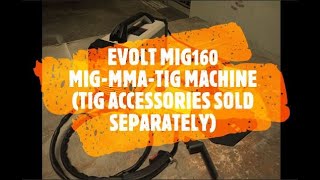 Evolt Mig160 Welding Machine Setup And Test Video And Audio