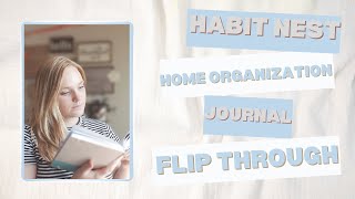 Habit Nest Home Organization Journal Flip Through A Minute With Melanie