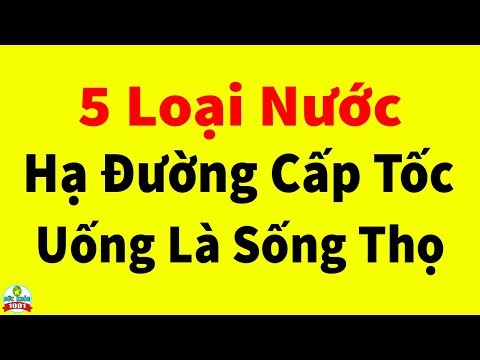 5 Loại Nước Giúp Hạ Đường Huyết Cấp Tốc Cho Người Tiểu Đường Uống Ngay Để Sống Lâu Sống Thọ Hơn