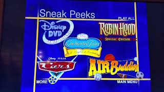 Sneak Peeks Menu From Walt Disneys Funny Factory With Huey, Dewey & Louie 2006 Dvd