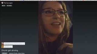 Police: Florida woman drives drunk in live Periscope 