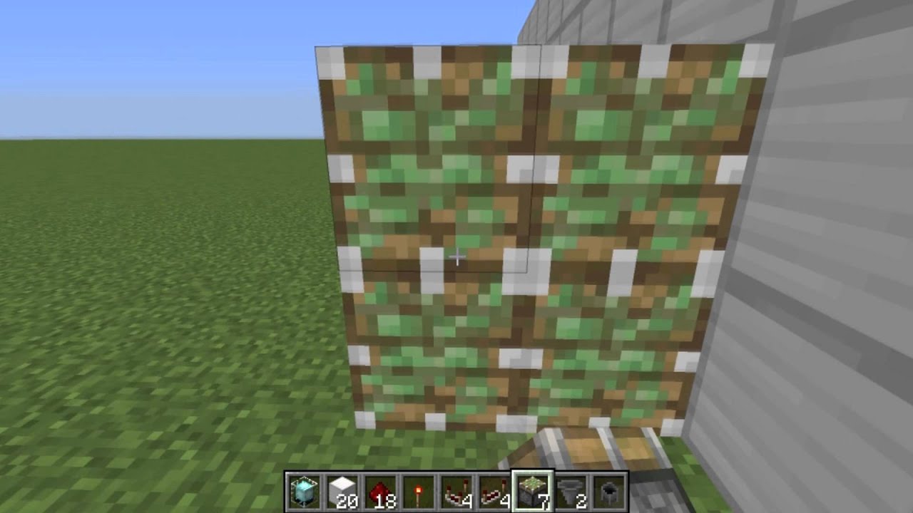 [Tutorial] Minecraft Hidden Beacon Door YouTube