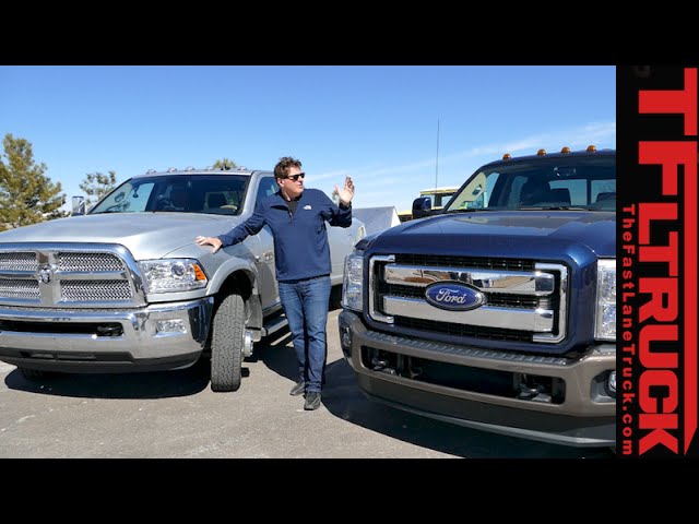 2015 Ford F-350 vs. RAM 3500: MPG Review: Part 2 - YouTube