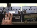 Inside view of lead acid battery before and after desulfator