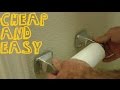 How To Fix A Loose Toilet Paper Holder Or Towel Rack
