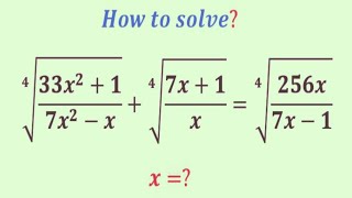 A Nice Mathematics algebra problem | Olympiad Question | Exponential & radical problem | x=?