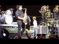 Bruce Springsteen with Eleven Year Old Boy on stage, Brisbane