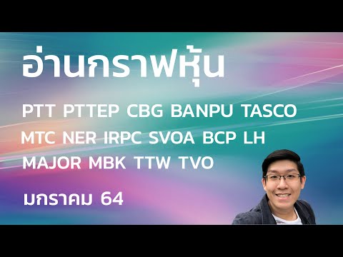 อ่านกราฟหุ้น PTT PTTEP CBG BANPU TASCO MTC NER IRPC SVOA BCP LH MAJOR MBK TTW TVO