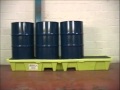 4 Drum Inline Poly Spillpallet Short Version by ENPAC