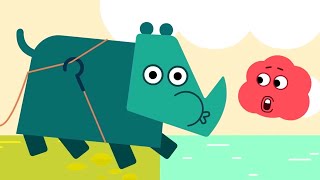 Носорог, Который Не Умел Плавать – 🚚 Грузовичок Пик ☁️ – Серия 12 | Мультик Для Детей Про Машинки