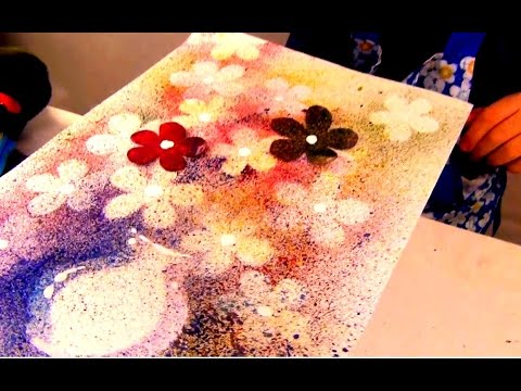 Необычное техники рисован Необычное техники рисован