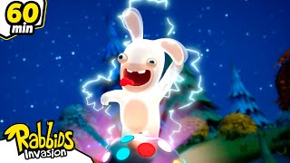 Fiesta De Los Rabbids Rabbids La Invasión Nueva Compilación 1H Cartoon Para Niños