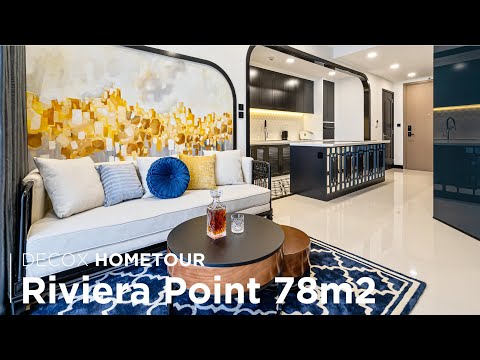 Phong cách Indochine tại The View Riviera Point trong căn hộ 78m2