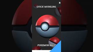Pokemon Ball Modeling In Maya