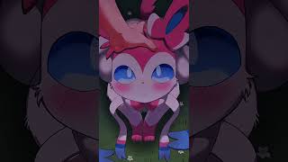 Sylveon Getting Petted Artists Name Is Dakkoku Jiro