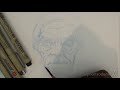 Pen and Ink Drawing Tutorials | Realistic Portrait Drawing Demonstration