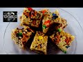 Pretzel and Candy Rice Krispies Bars- with yoyomax12