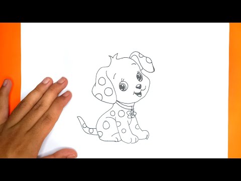 Cara Menggambar Anjing lucu 🐶 / How to Draw a Cute Dog 🐶