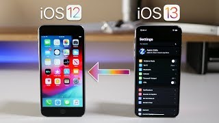 iOS 13 - How to go back to iOS 12