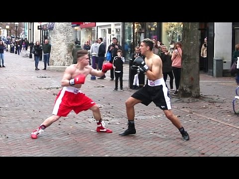 BRUTAL BOXING IN PUBLIC