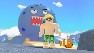 Going to the Beach in Roblox / Escape the Beach Obby / Gamer Chad Plays