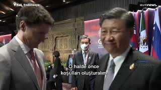 Kanada Başbakanı Trudeau ile Çin Devlet Başkanı Cinping arasında gergin diyalog