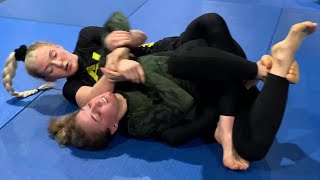 Women's Nogi Combat Jiu-Jitsu Laurah Hallock Grappling Session