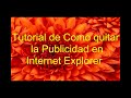 2013 tutorial de como quitar la publicidad en internet