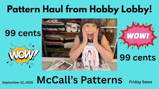 99 Cent Mccalls Patterns At Hobby Lobby