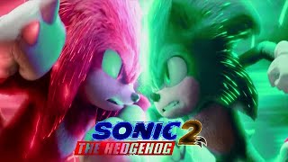 Green Sonic - Sonic The Hedgehog 2 Is Green - Knuckles Vs Sonic Fight 2022