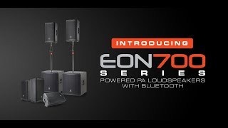 Product Launch Event Recording: JBL Professional EON700 Powered PA Loudspeaker Series