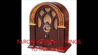 Watch Faron Young Things To Remember video
