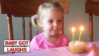 Baby Birthday Is Ruined Blowing Out The Candles Compilation