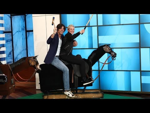 Ellen Faces Off Against Polo Star Nacho Figueras