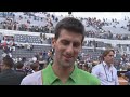 Novak Djokovic Talks About Winning Third Rome Title (2014)