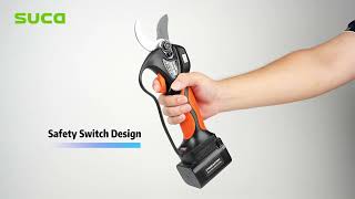 Suca Sc-8608B Electric Pruning Shear Is Highly Suitable For Vineyards, Orchards, And Fruit Growers.