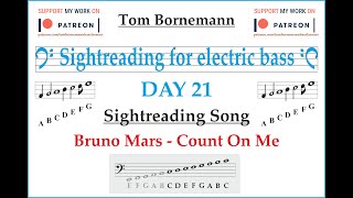 30 Days Basic Sightreading Course - Day 21 (Bruno Mars - Count On Me)