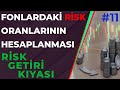 FONLARIN RİSK ORANLARINI HESAPLA | RİSK GETİRİ MUKAYESESİ YAPMAK !  Yatırım Fonları Eğitimi #11