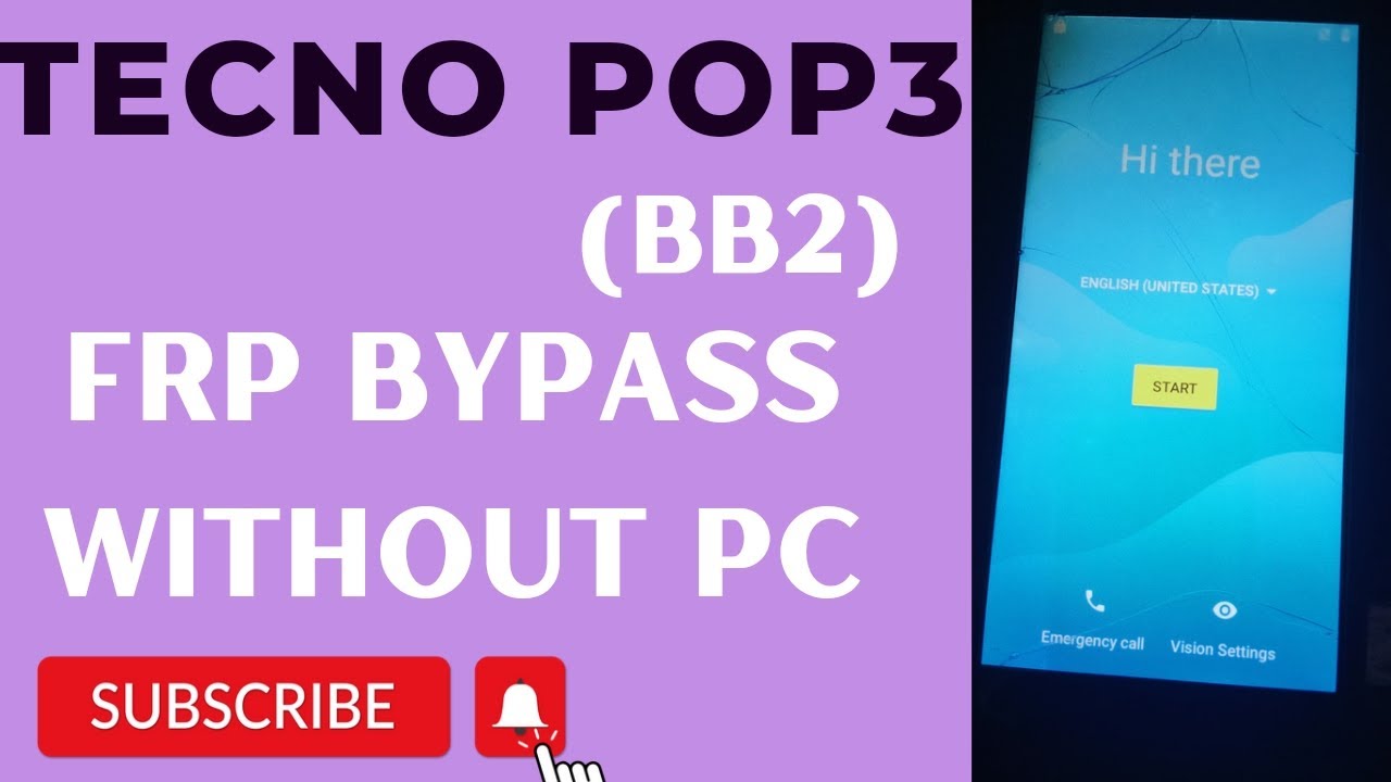 Tecno Pop3 (Tecno BB2) Frp bypass Without PC Android Tecno Pop3 (Tecno BB2) Frp bypass Without PC Android