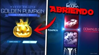 ABRIENDO MI PRIMERA CALABAZA DORADA !!! OPENING GOLDEN PUMPKIN !!! Rocket League | Bati two