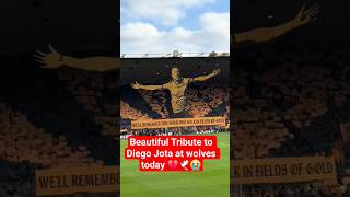 Beautiful Tribute To Diego Jota At Wolves Today