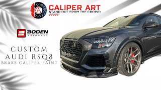Painting Calipers on Custom Audi RSQ8