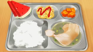 학교급식통다리 닭곰탕 먹방 School Meal Mukbang